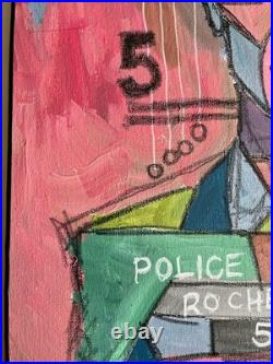 Original Bowie Painting Acrylic Contemporary Fine Art Decor Expressionist 16x20