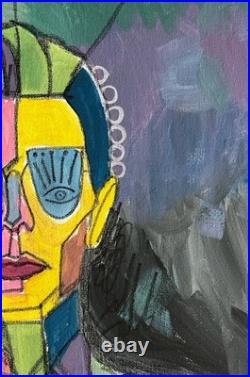 Original Bowie Painting Acrylic Contemporary Fine Art Decor Expressionist 16x20
