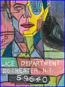 Original Bowie Painting Acrylic Contemporary Fine Art Decor Expressionist 16x20