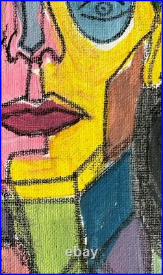 Original Bowie Painting Acrylic Contemporary Fine Art Decor Expressionist 16x20