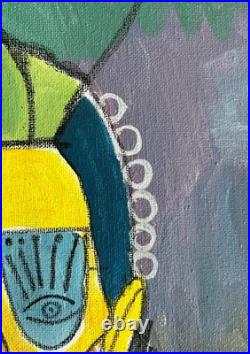 Original Bowie Painting Acrylic Contemporary Fine Art Decor Expressionist 16x20