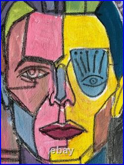 Original Bowie Painting Acrylic Contemporary Fine Art Decor Expressionist 16x20