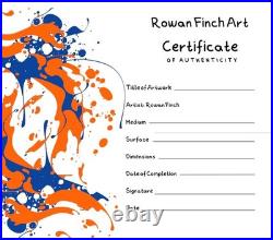 Original Folk Art Dachshund painting Whimsical Dog on 11x14 canvas