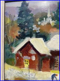 Original Folk Art John Reily Delightful Little Jewel Sgnd Frmd