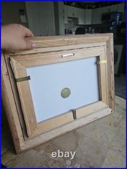 Original H. Hargrove Painting On Canvas Vintage RARE