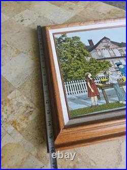 Original H. Hargrove Painting On Canvas Vintage RARE