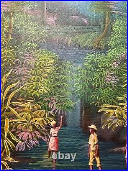 Original Haitian Painting By Bonaventure JN-LOUIS 12X16