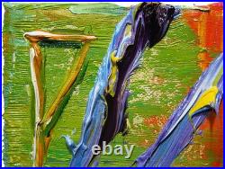 Original Landscape Oil Painting Modern Canvas Garden Flowers Nr Art Signed 16x20