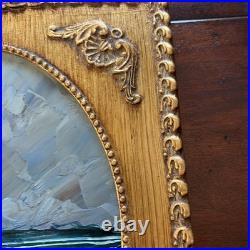 Original Morris Katz Oil On Masonite Painting 1979 Seacoast Framed W Newspaper