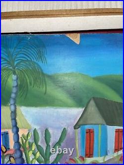 Original Oil Painting Haitian by Artist M. Marcelin