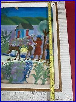 Original Oil Painting Haitian by Artist M. Marcelin