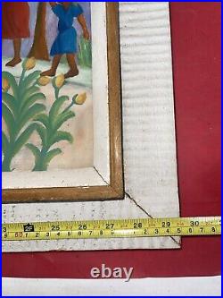 Original Oil Painting Haitian by Artist M. Marcelin