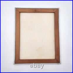 Original Oil Painting Landscape Birch Trees Sunset Over River Signed Framed Art