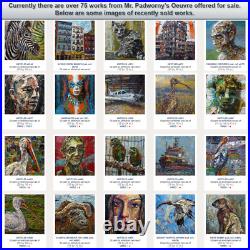 Original Oil? Painting Vintage? Art Signed'25 Outsider Beach? Woman Girl Hat Fauve