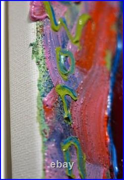 Original Oil? Painting Vintage? Art Signed'25 Outsider Beach? Woman Girl Hat Fauve