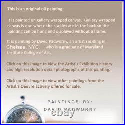 Original Oil? Painting Vintage? Art Signed'25 Outsider Beach? Woman Girl Hat Fauve