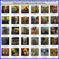 Original Oil? Painting Vintage? Art Signed'25 Outsider Beach? Woman Girl Hat Fauve