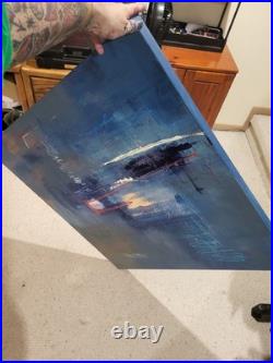 Original Outsider Art Large Modern Contemporary Painting 2025 NEW! GALLERY