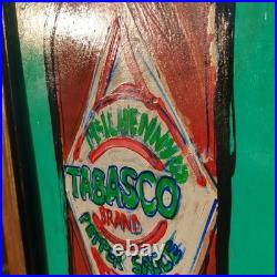 Original Painting Signed By Artist Mister 8- TABASCO SAUCE KITCHEN FOLK ART
