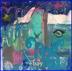 Original Painting on Canvas 18 x 18 Acrylic Signed