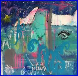 Original Painting on Canvas 18 x 18 Acrylic Signed