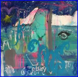 Original Painting on Canvas 18 x 18 Acrylic Signed
