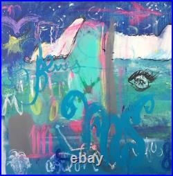 Original Painting on Canvas 18 x 18 Acrylic Signed