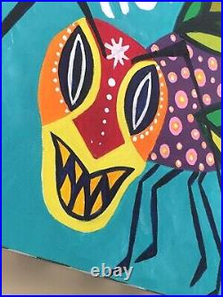 Original Southern Folk Art ill as a hornet Colliquialism Saying Outsider Art