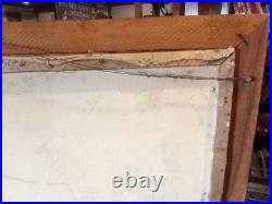 Original Vintage Signed E. Daniel Haitian Folk Art Oil Painting Market Scene