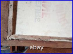 Original Vintage Signed E. Daniel Haitian Folk Art Oil Painting Market Scene