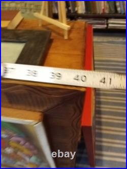 Original Vintage Signed E. Daniel Haitian Folk Art Oil Painting Market Scene