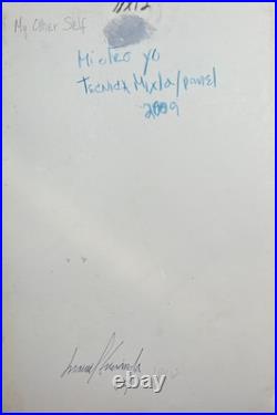 Original acrylic and crayon painting in Mexican folk art, art brut raw art style Original acrylic and crayon painting in Mexican folk art, art brut raw art style