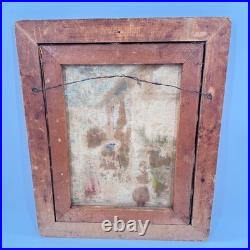 Original vintage oil on canvas painting by American artist W. E. Marsh, signed Original vintage oil on canvas painting by American artist W. E. Marsh, signed
