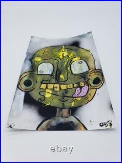 Outsider Folk Art Oil Painting Human