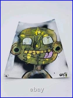 Outsider Folk Art Oil Painting Human