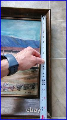 Outsider Folk Art Painting By BLACKSBURG VA Artist W. C. LOOP Titled Saloon