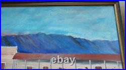 Outsider Folk Art Painting By BLACKSBURG VA Artist W. C. LOOP Titled Saloon