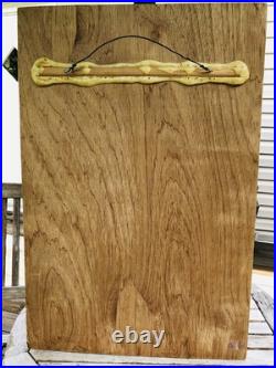 Outsider Folk Art Painting on Board GATHERING SWEETGRASS By Squeakie