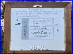 Outsider Southern Primitive Folk Art Acrylic Painting Cousin Willie's House