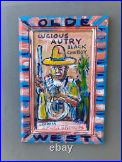 Outsider folk art painting original