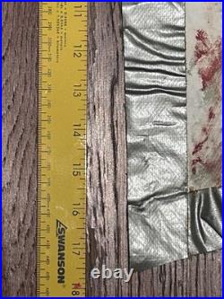 PURVIS YOUNG (1943-2010) Procession Outsider Art On Fabric 29x17 Miami