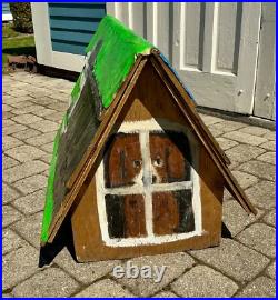 Painted Dog House by Outsider Artist EARL SWANIGAN (1965-2019)