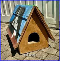 Painted Dog House by Outsider Artist EARL SWANIGAN (1965-2019)