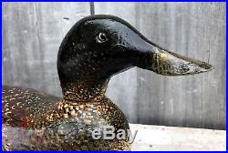 Peter Ompir Folk Art Decorative Painted Duck Decoy Signed Very Rare