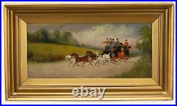 Philip Henry Rideout (1860-1920) Framed Oil, Behind Time
