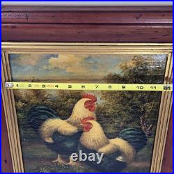 Pierre Deux French Country framed oil painting Hen and Rooster