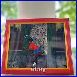 Primitive Folk Art Acrylic Painting By Marcel Stockmans