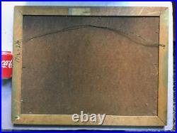 Primitive Naive Amish painting by George Kraus titled Ready for the Market