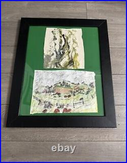 Purvis Young SAINTS Framed Artwork 20x24 COA