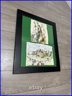 Purvis Young SAINTS Framed Artwork 20x24 COA